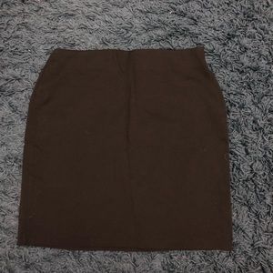 classic black pencil skirt